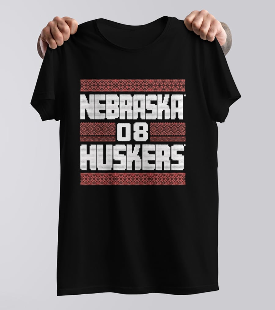 Nebraska 08 Huskers College Football NCAA T-Shirt
