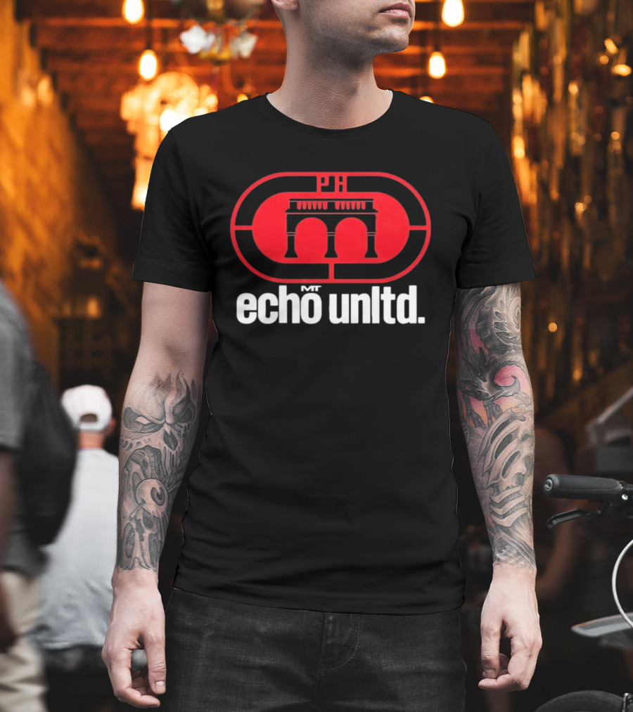 Echo Unltd Red Archway Icon Urban Fashion T-Shirt