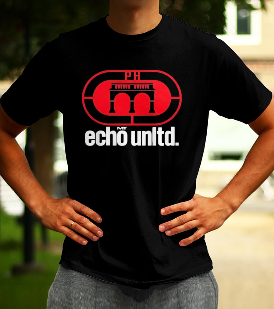 Echo Unltd Red Archway Icon Urban Fashion T-Shirt