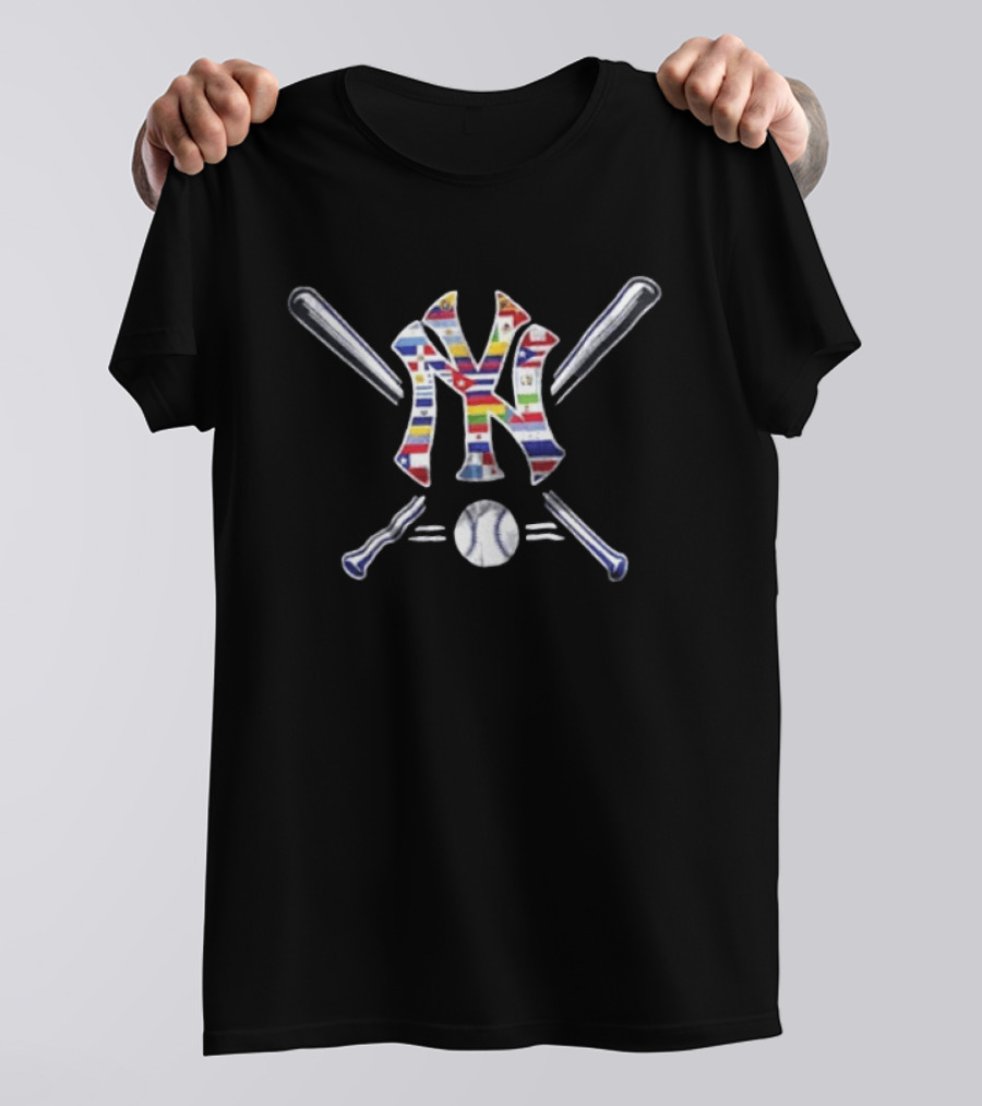 New York Yankees Hispanic Heritage Month Flags 2026 Celebration T-Shirt