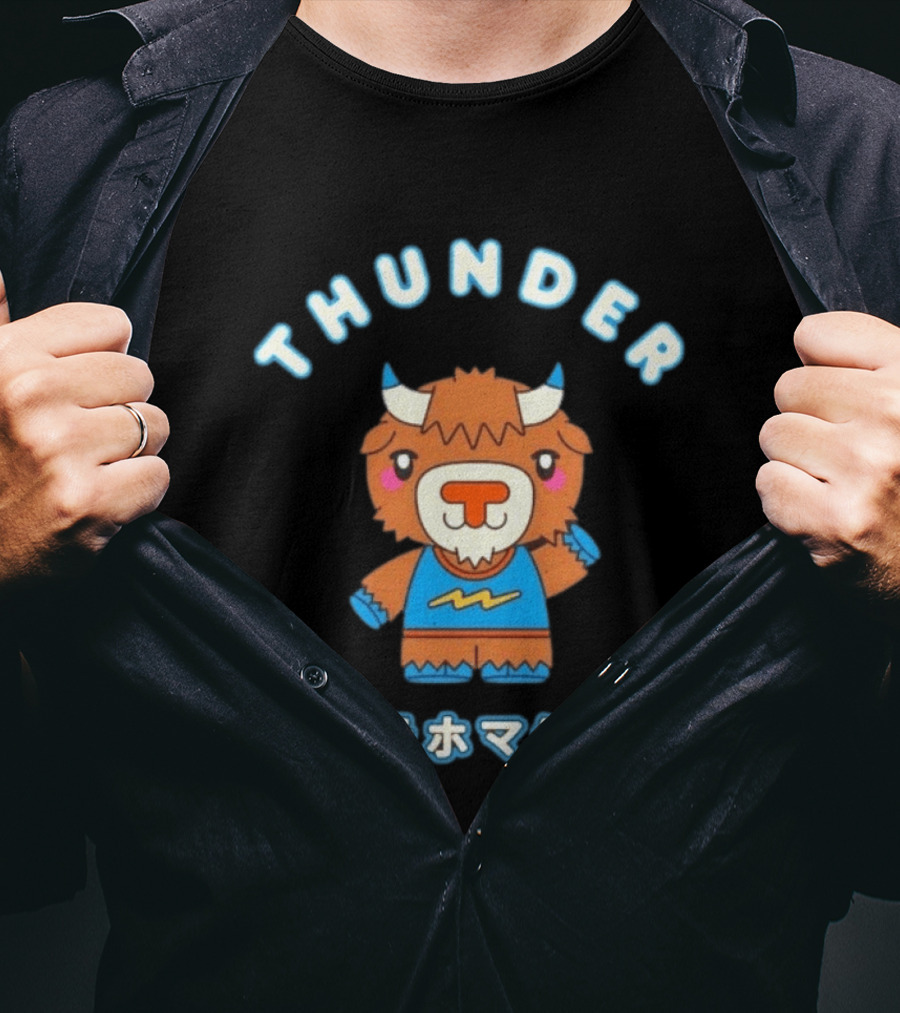 THUNDER Oklahoma City Kawaii T-Shirt