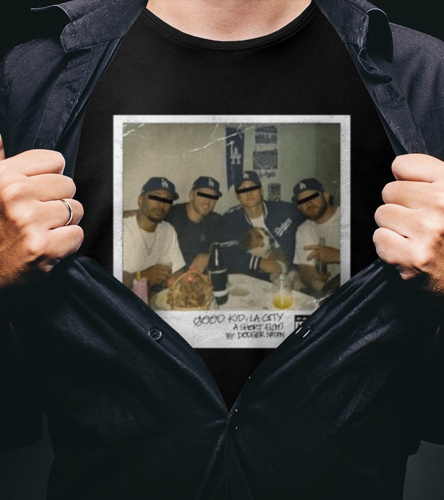 Good Kid La City A Short Film By Dodger Nation La Dodgers Baseball Team T-Shirt