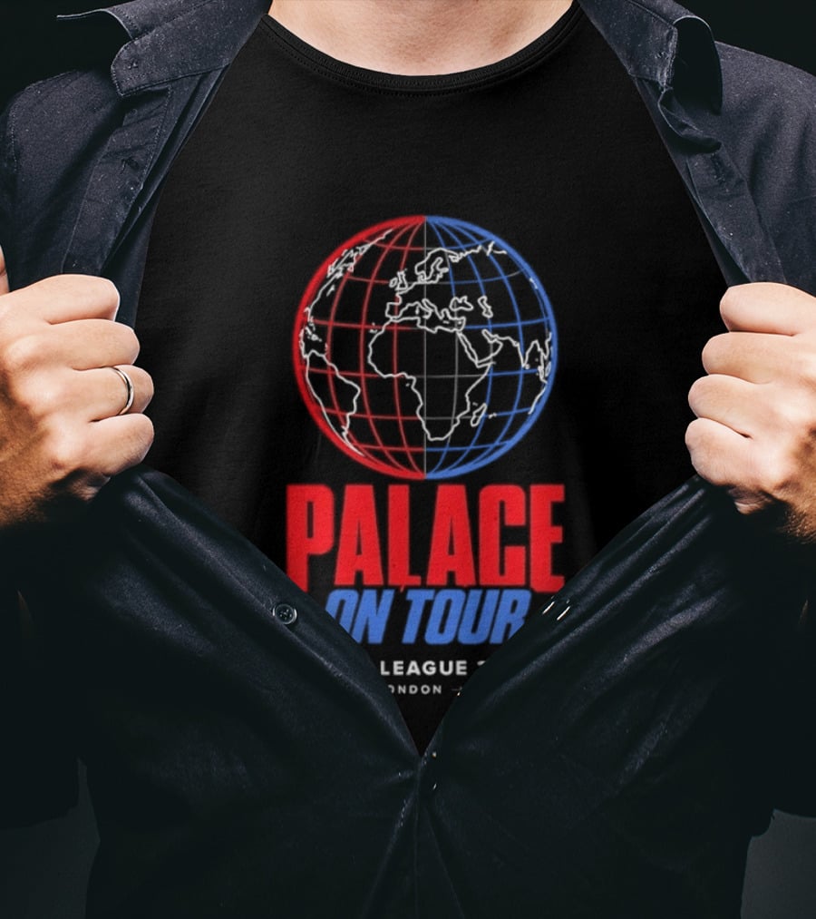Palace On Tour Europa League 2026 27 South London Europe Global Soccer Journey T-Shirt
