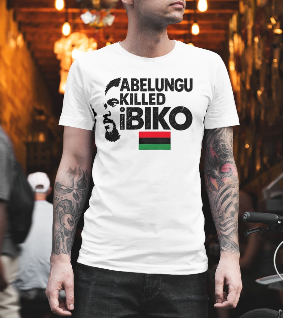 Abelungu Killed Biko Steve Biko Anti Apartheid Activist Flag T-Shirt