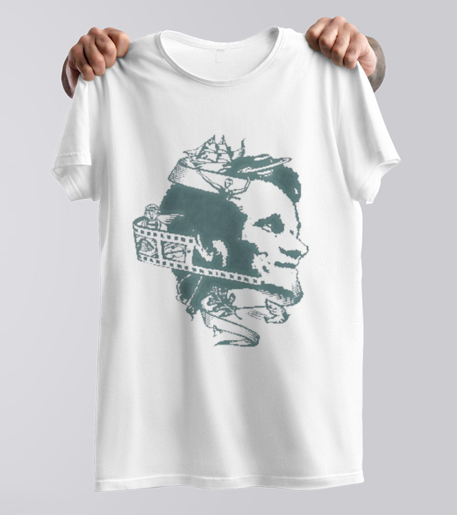 Abraham Lincoln Nautical Film Reel Image T-Shirt