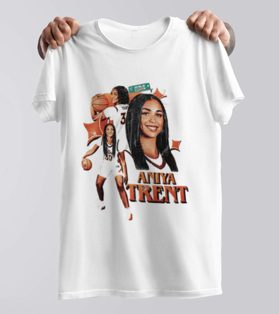 Aniya Trent Dayton Ohio Basketball Player The Burg Sign T-Shirt