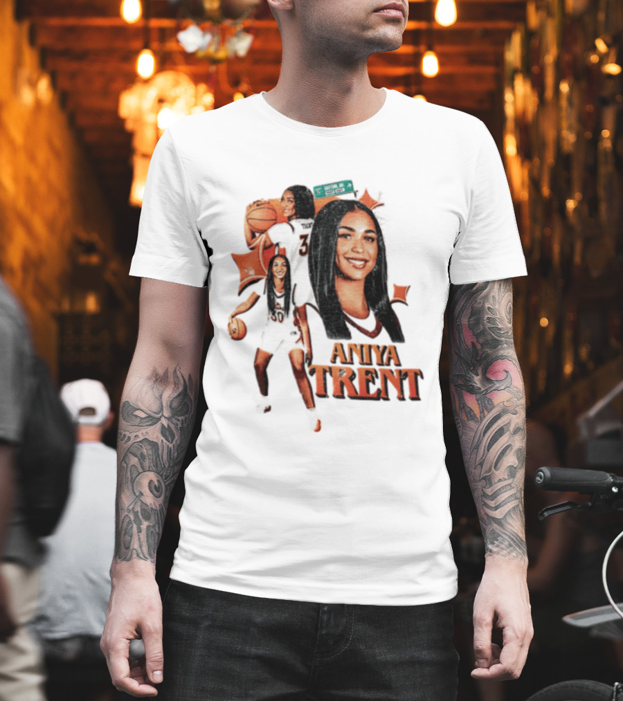 Aniya Trent Dayton Ohio Basketball Player The Burg Sign T-Shirt
