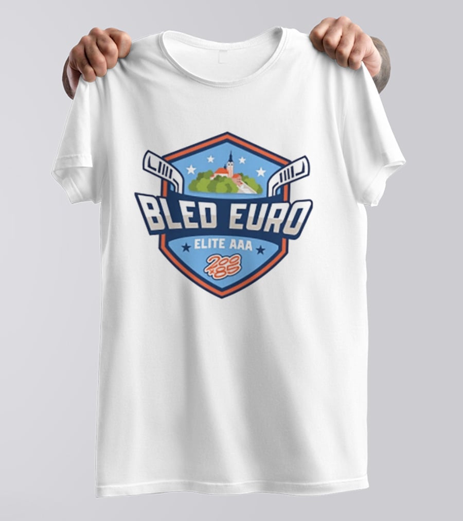 Bled Euro Elite AAA 2026 200x85 Tournament Series Hockey Shield T-Shirt