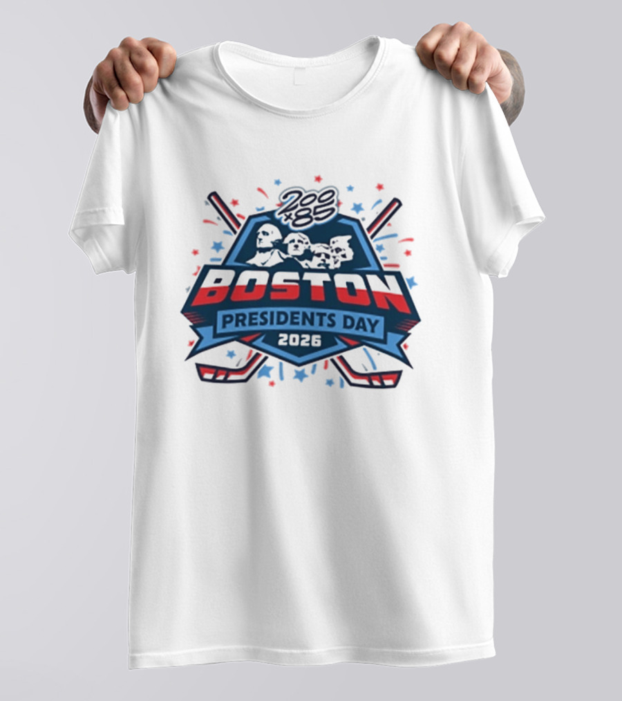 Boston Presidents Day 2026 200×85 Tournament Series T-Shirt