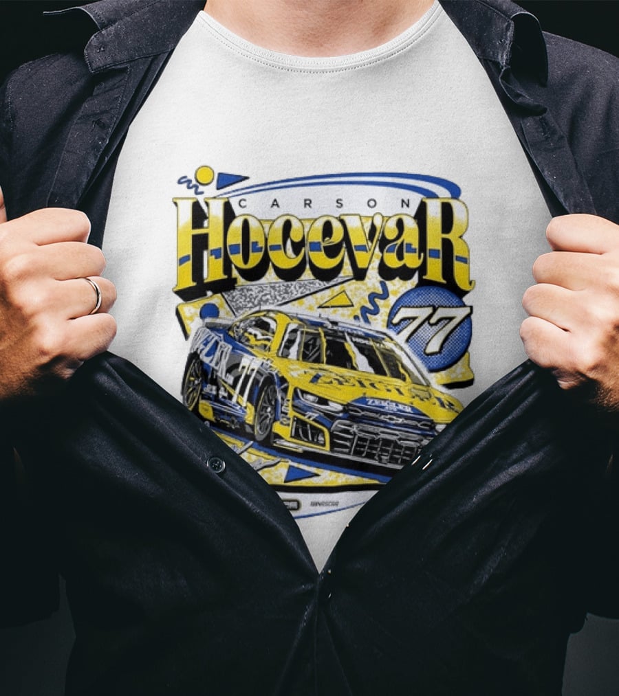 Carson Hocevar 77 NASCAR Spire Motorsports Zeigler Chevrolet Camaro Racing T-Shirt