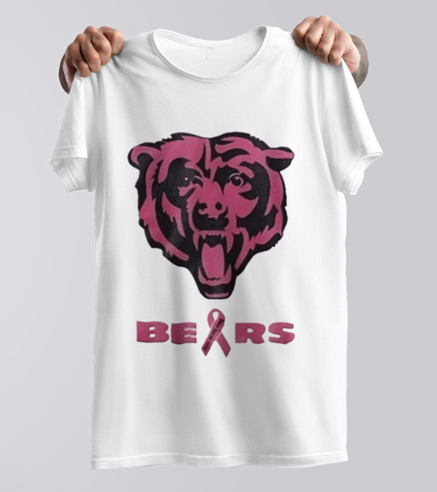 Chicago Bears Real Fans Wear Pink Breast Cancer Awareness 2026 T-Shirt