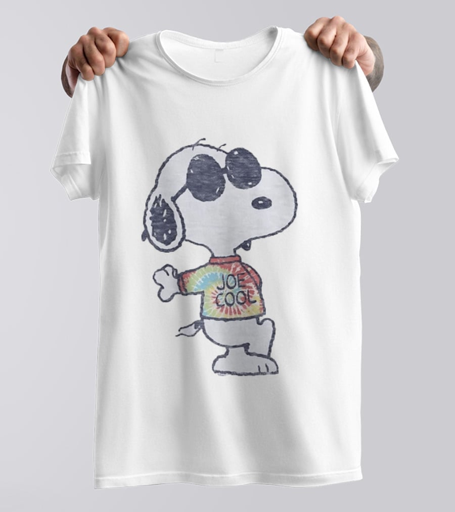 Joe Cool Snoopy Tie Dye Peanuts T-Shirt