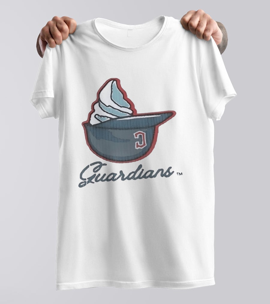 Cleveland Guardians Ice Cream Helmet C Hat Guardians T-Shirt