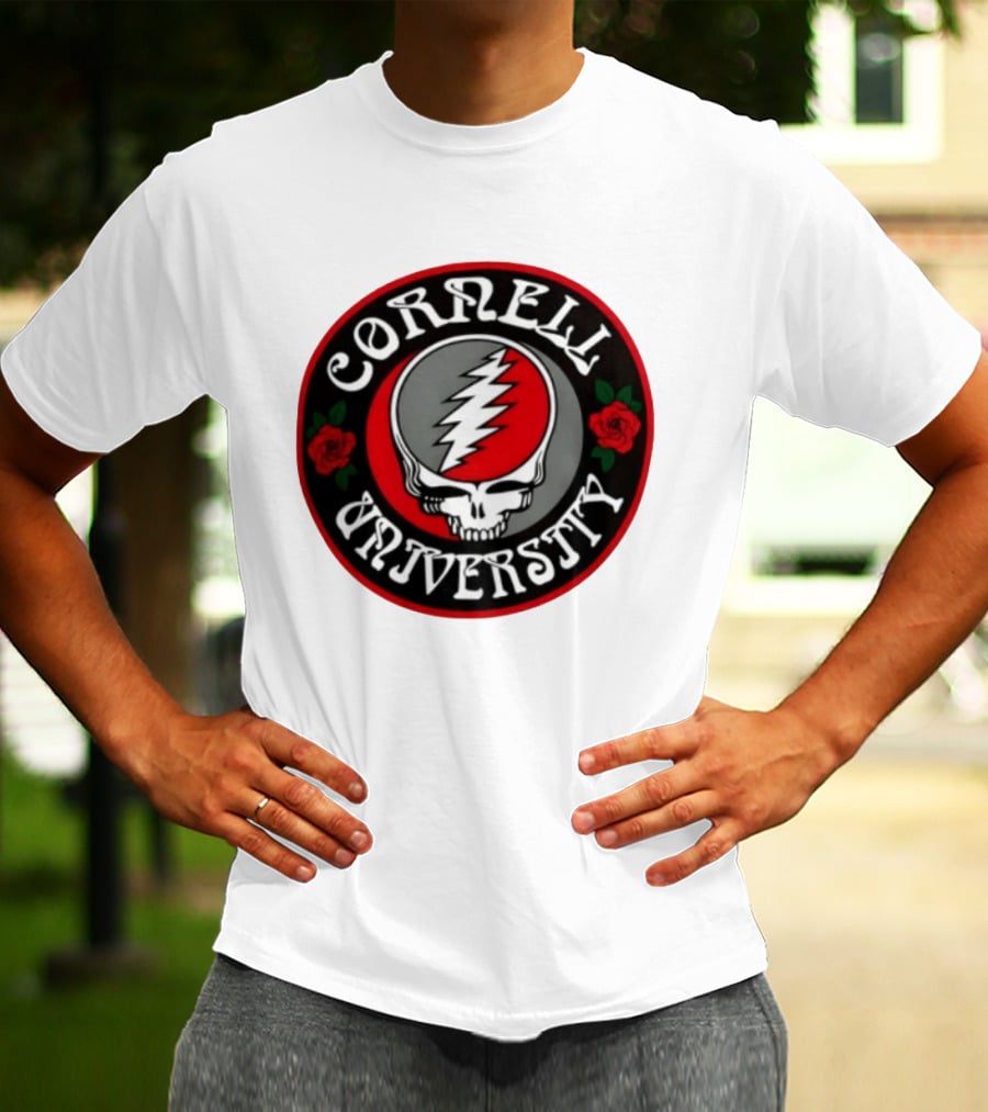 Cornell University Grateful Dead Steal Your Face Roses 2026 T-Shirt