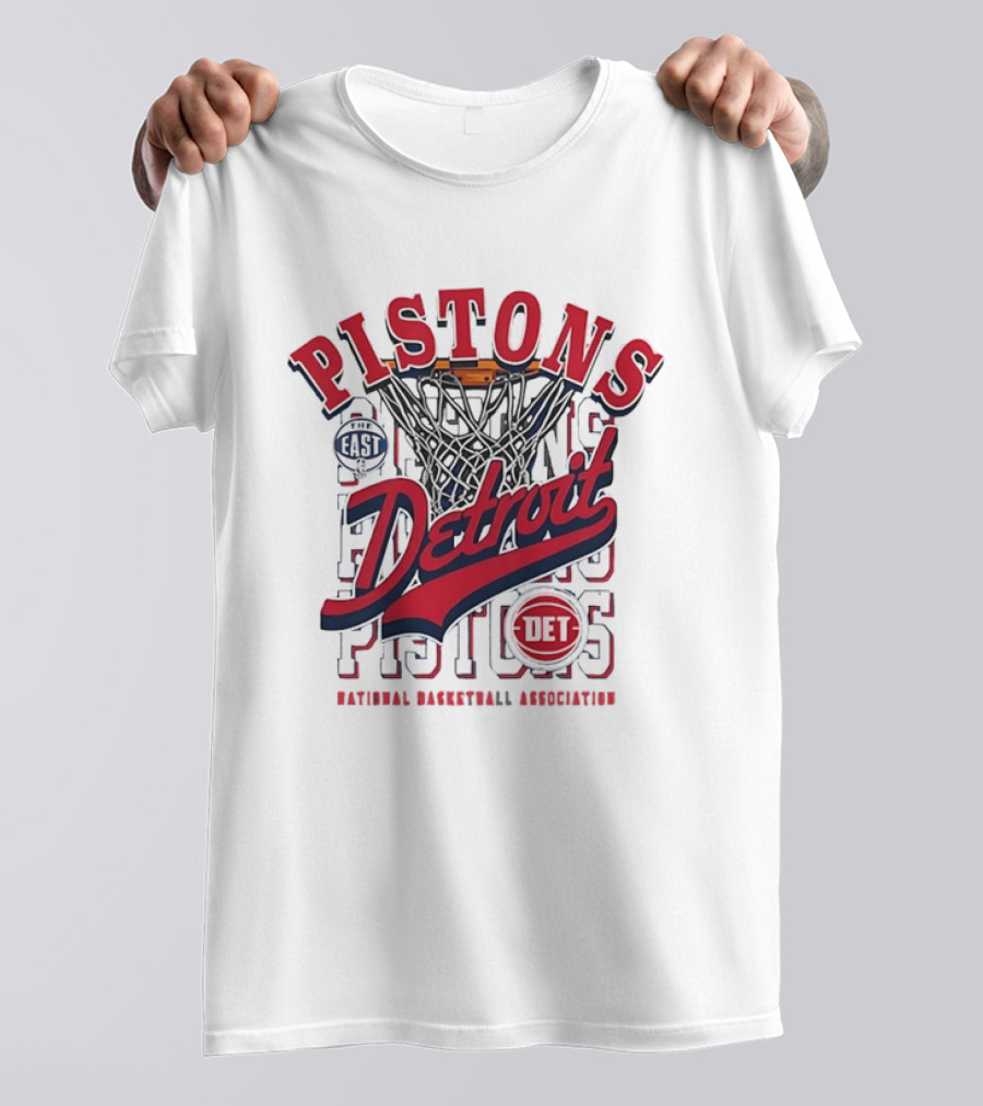 Detroit Pistons The East National Basketball Association Basketball T-Shirt