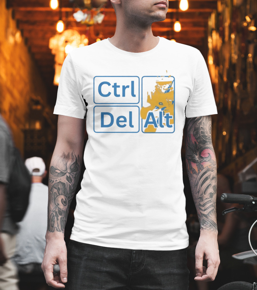 Los Angeles Football Ctrl Del Alt Gaming Keyboard Sports T-Shirt