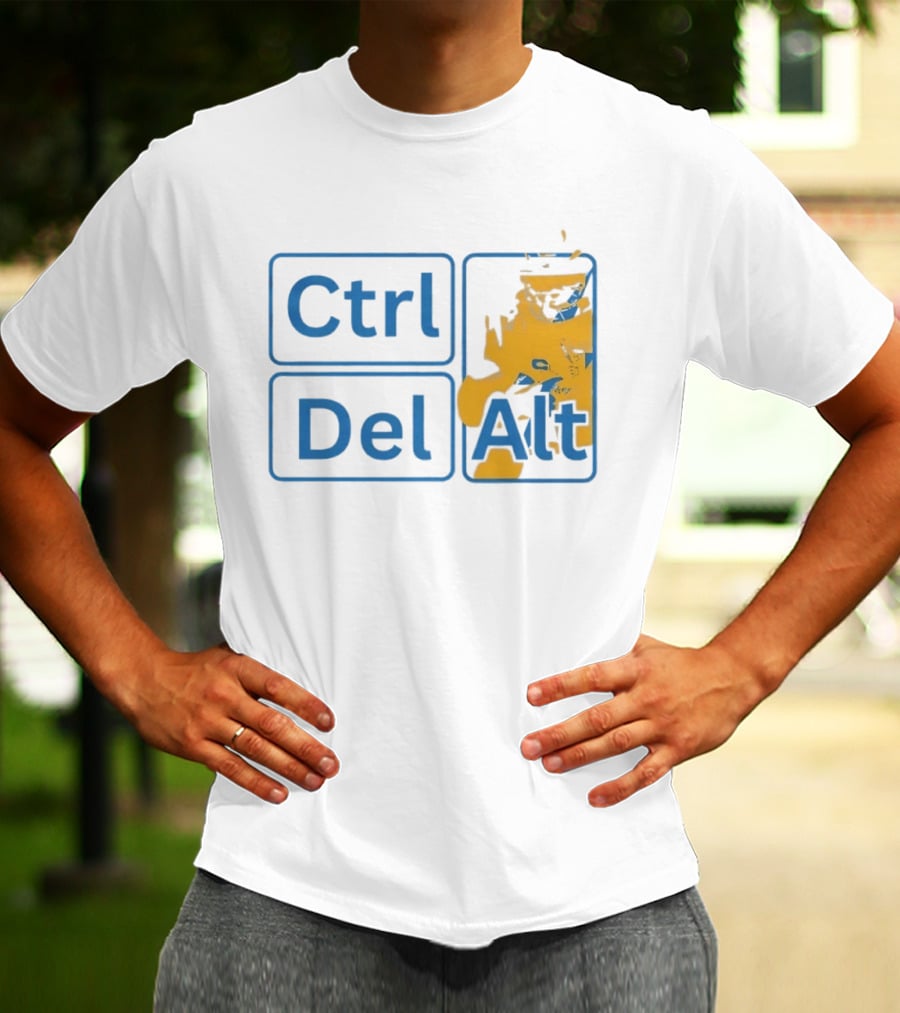 Los Angeles Football Ctrl Del Alt Gaming Keyboard Sports T-Shirt