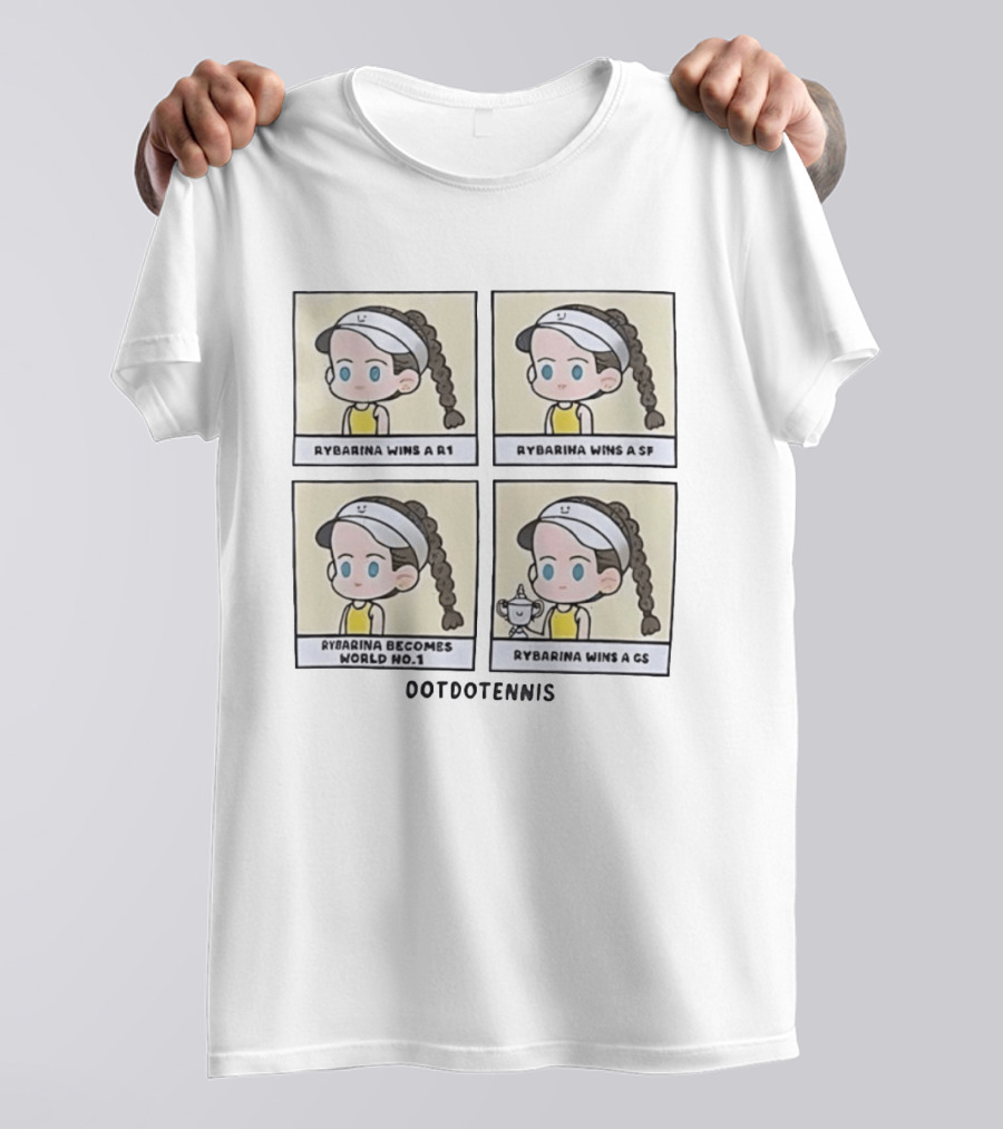 Rybarina Wins A R1 SF GS And Becomes World No 1 Ootdotennis T-Shirt
