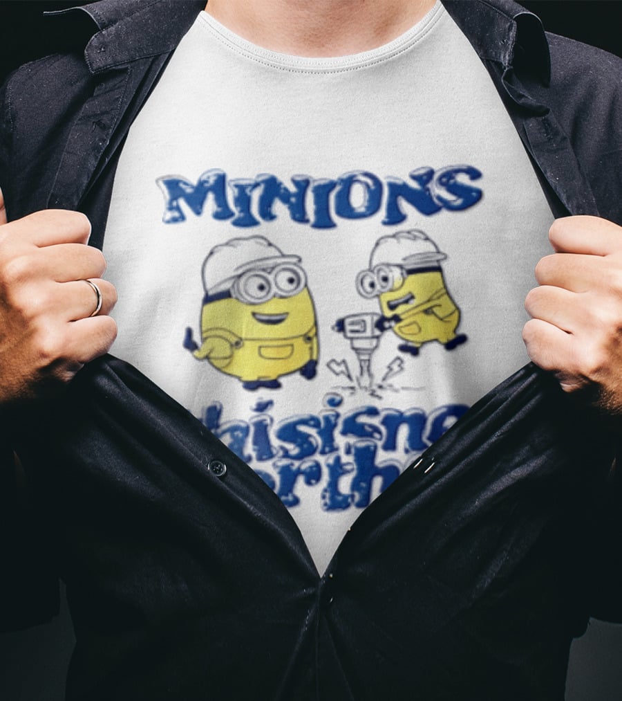 Minions Thisisneverthat 2024 Hard Hat Jackhammer T-Shirt