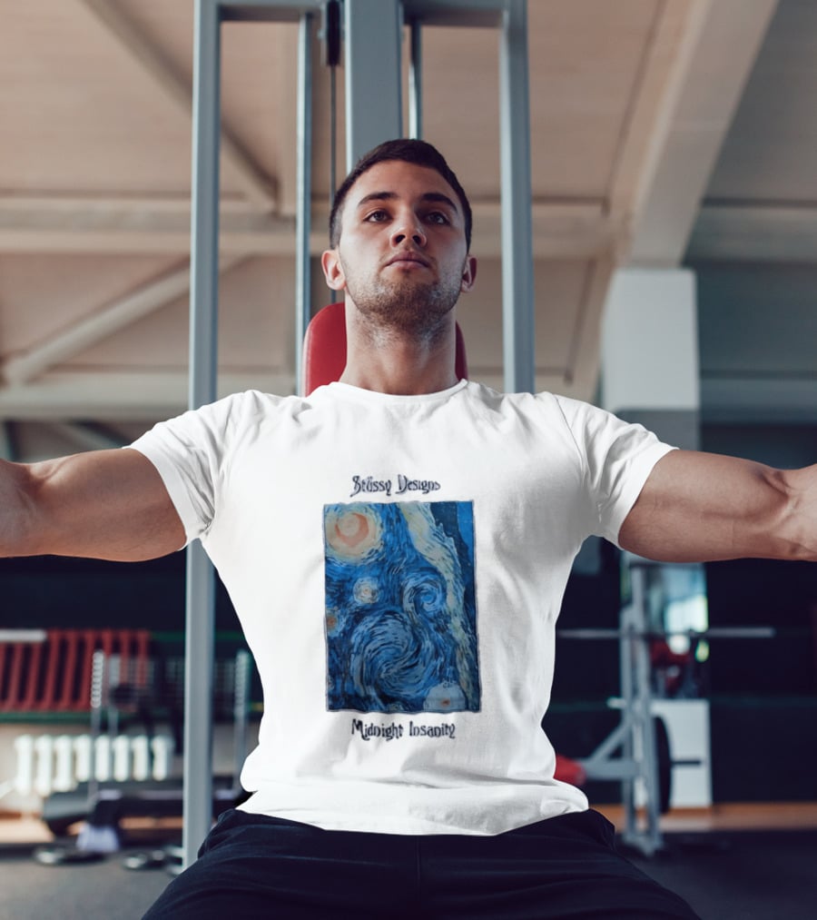 Stüssy Midnight Insanity The Starry Night T-Shirt