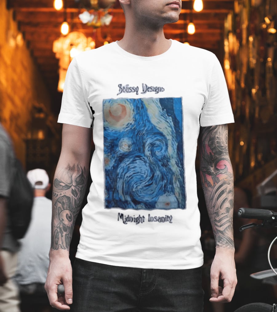 Stüssy Midnight Insanity The Starry Night T-Shirt