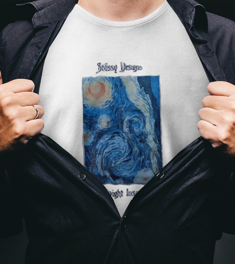 Stüssy Midnight Insanity The Starry Night T-Shirt