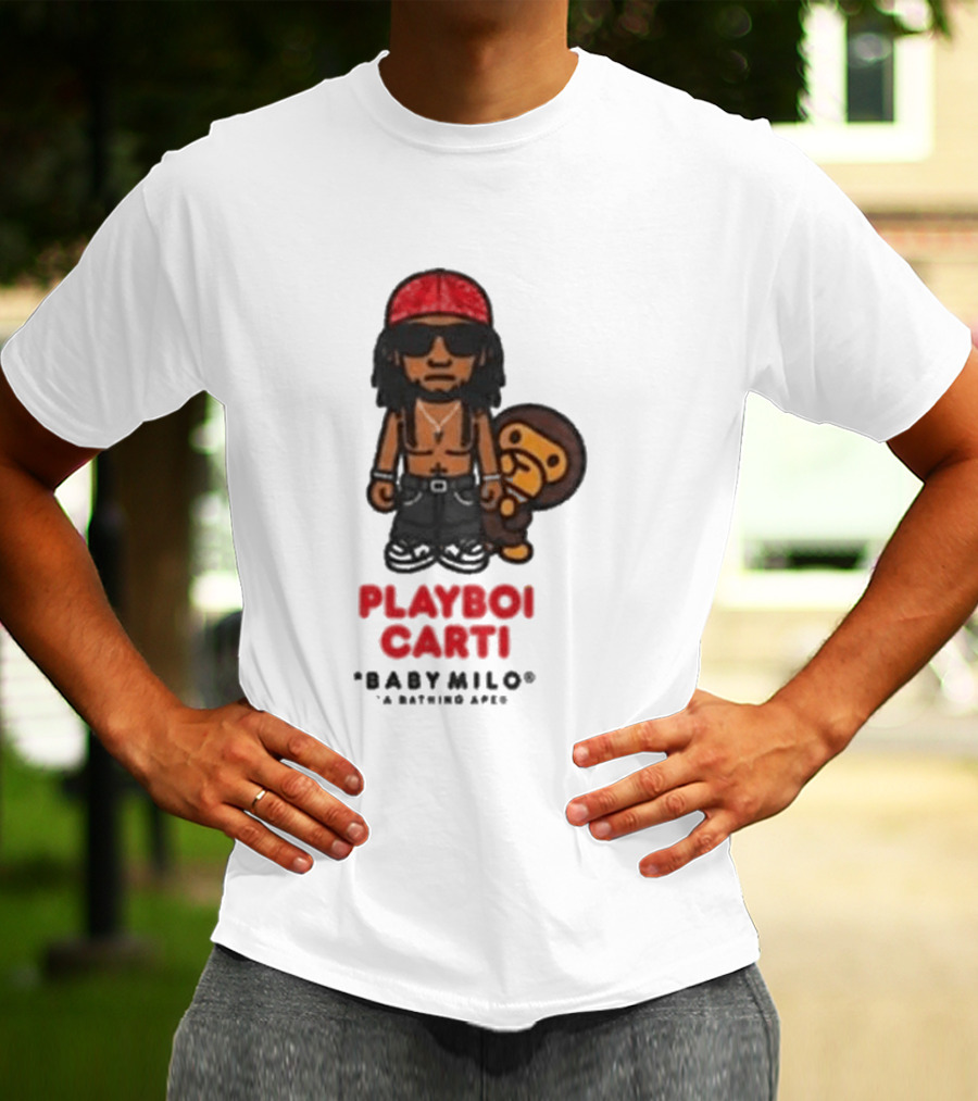 Playboi Carti Baby Milo A Bathing Ape Collaboration T-Shirt