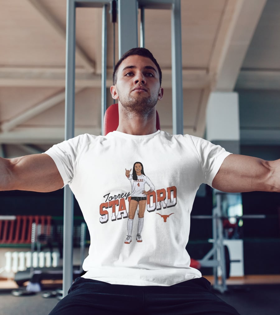 Torrey Stafford Texas Volleyball Longhorns Player 4 T-Shirt