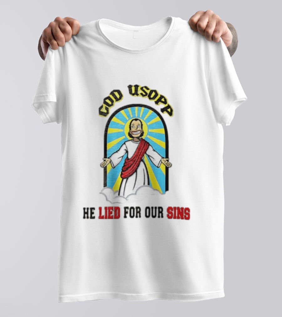 God Usopp He Lied For Our Sins One Piece Anime T-Shirt