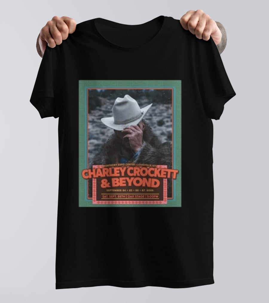 Charley Crockett & Beyond Kentucky Expo Center Louisville KY September 24 27 2026 Oak Stage Event T-Shirt