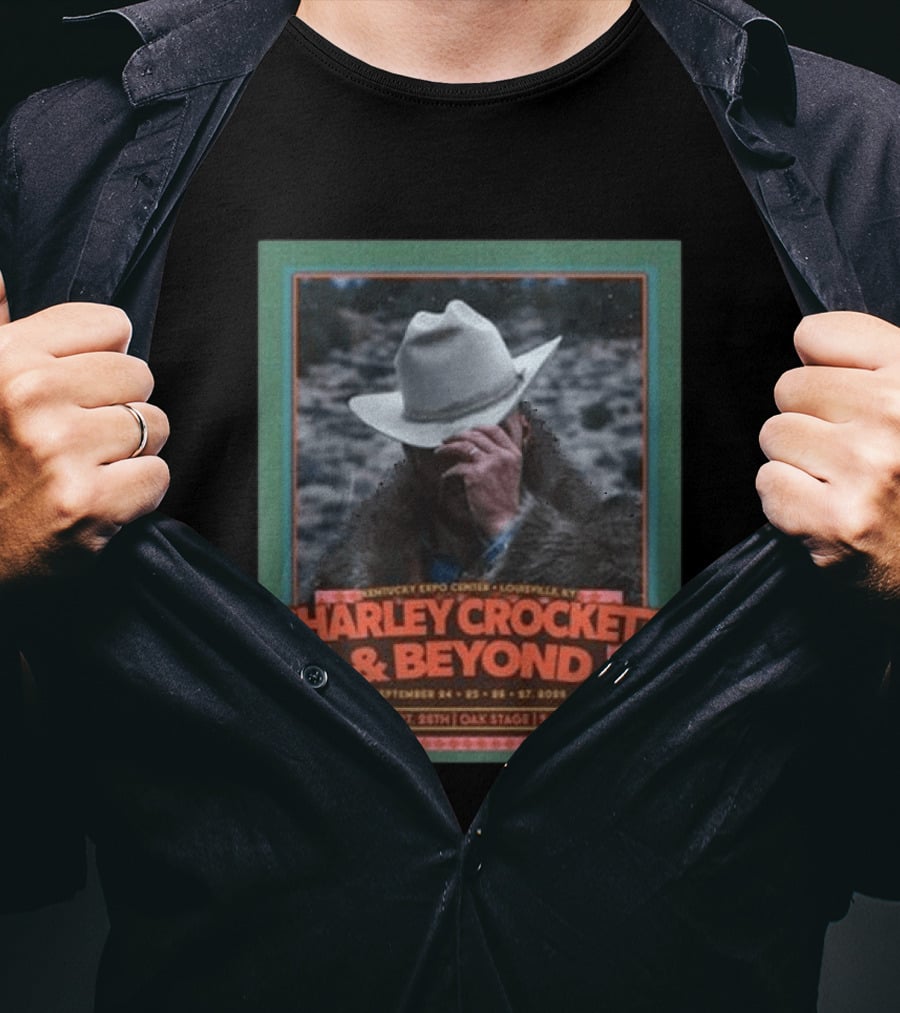 Charley Crockett & Beyond Kentucky Expo Center Louisville KY September 24 27 2026 Oak Stage Event T-Shirt