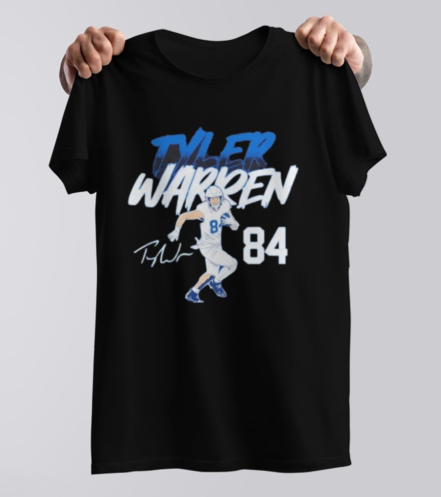 Tyler Warren 84 Indianapolis Colts Pose T-Shirt
