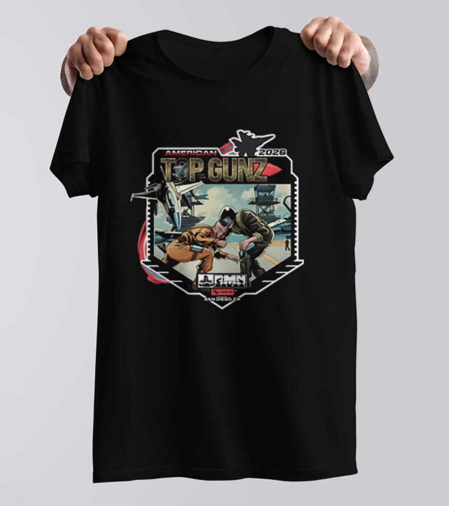 RMN Events American Top Gunz 2026 Fighter Jets San Diego T-Shirt