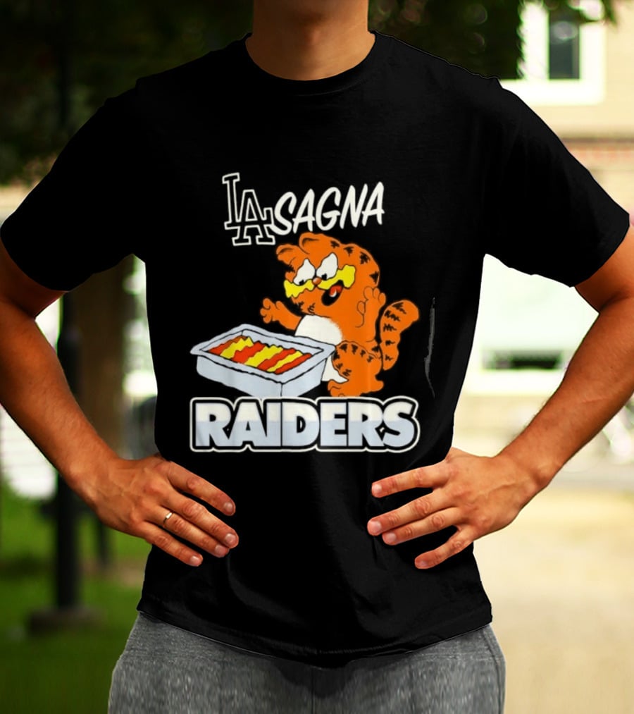 LA Lasagna Cat Raiders T-Shirt