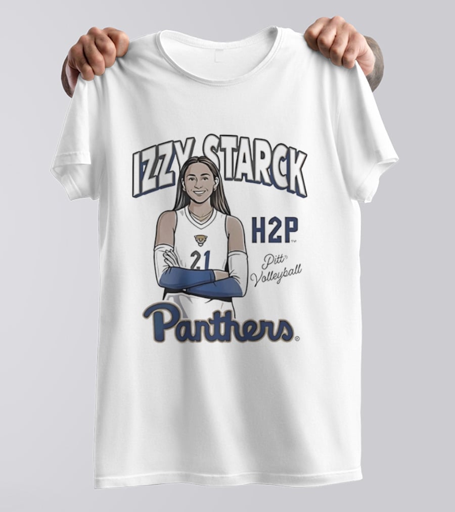 Izzy Starck Panthers 21 Pitt Volleyball H2P T-Shirt