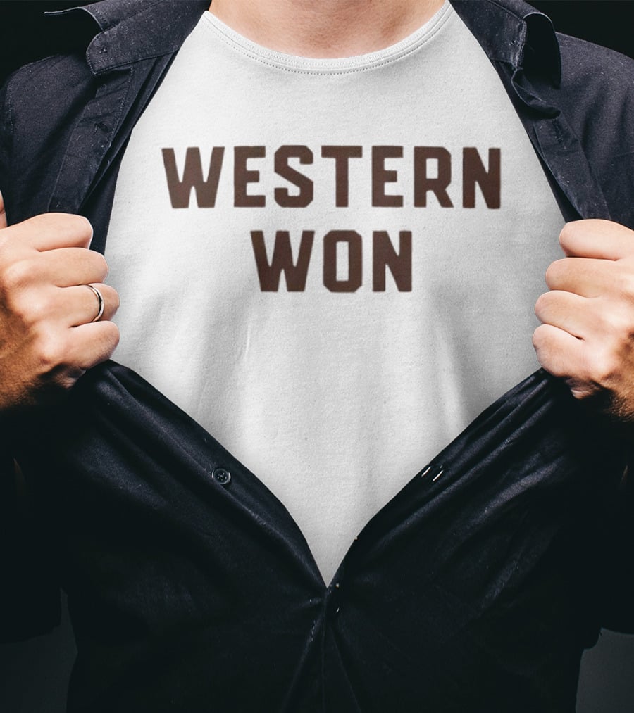 Western Won Bold Lettering T-Shirt