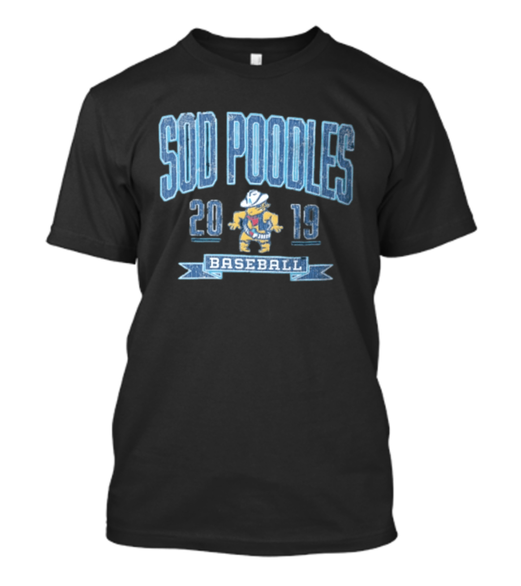 Sod Poodles 2019 Baseball Cowboy Hat Vest T-Shirt
