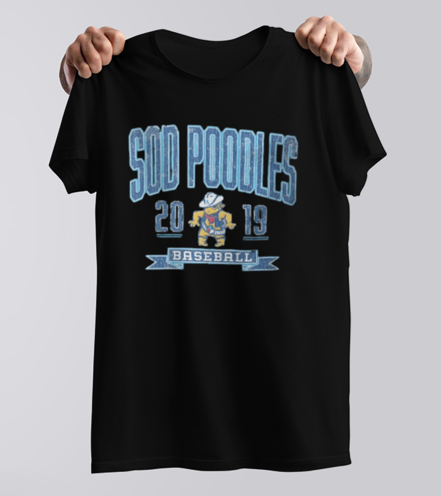 Sod Poodles 2019 Baseball Cowboy Hat Vest T-Shirt