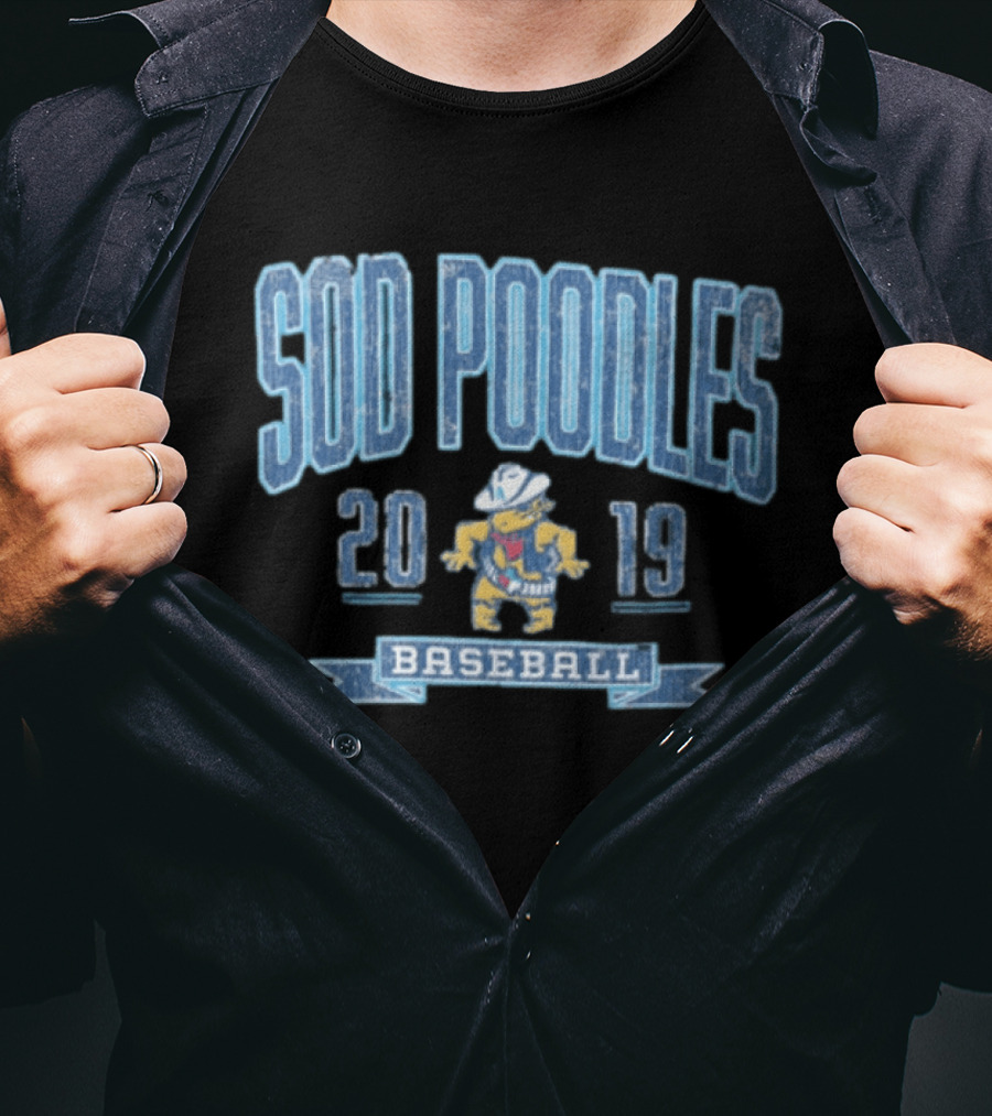 Sod Poodles 2019 Baseball Cowboy Hat Vest T-Shirt