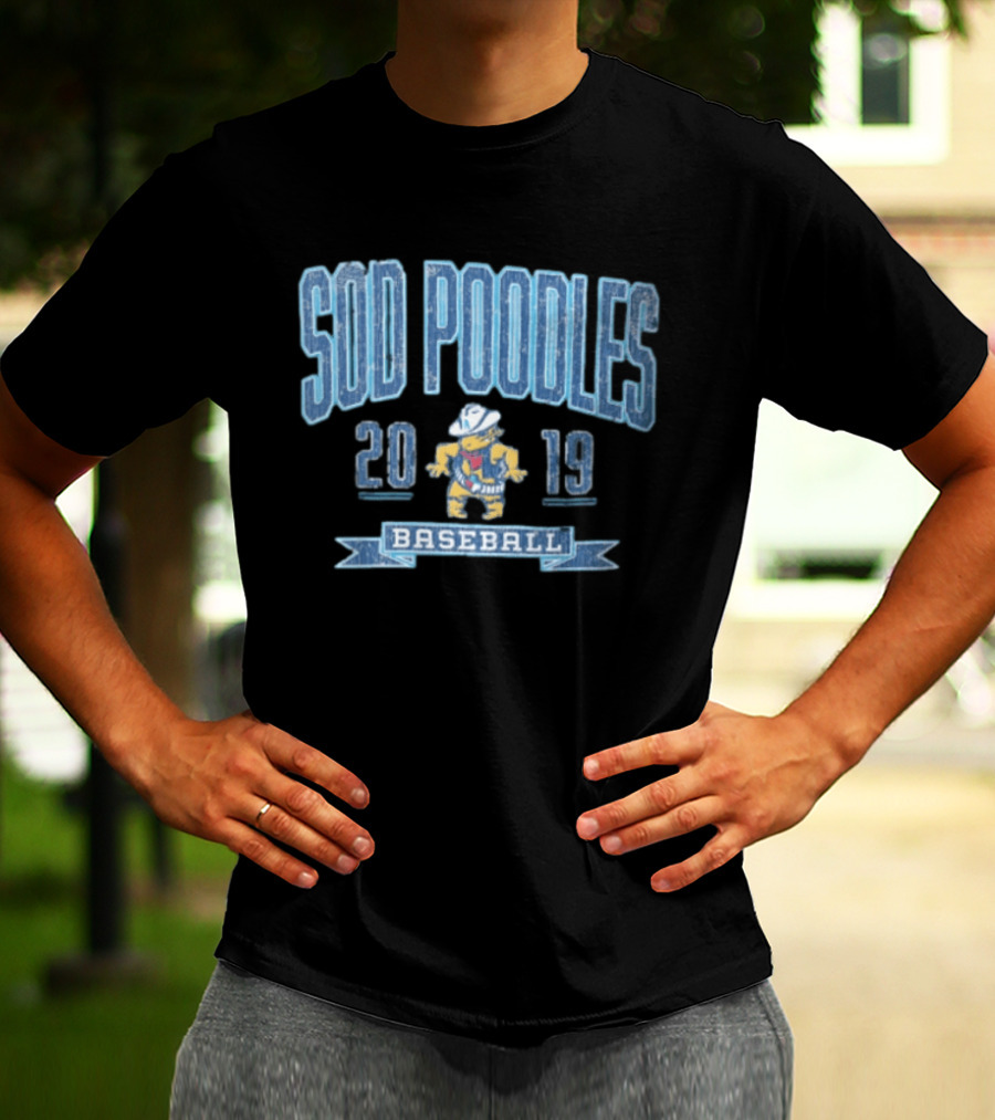 Sod Poodles 2019 Baseball Cowboy Hat Vest T-Shirt