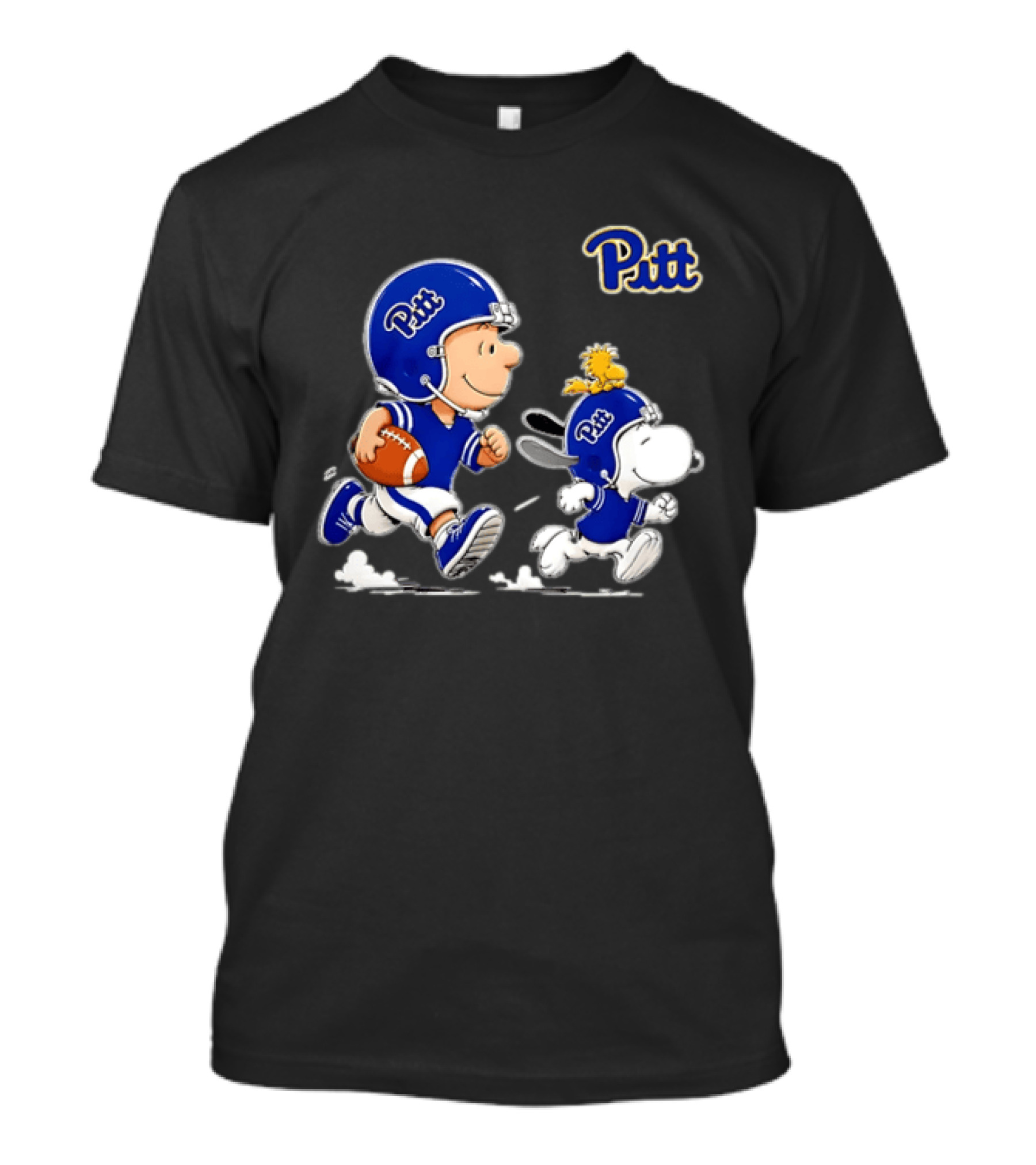 Charlie Brown Woodstock Snoopy Pitt Panthers Football 2026 T-Shirt