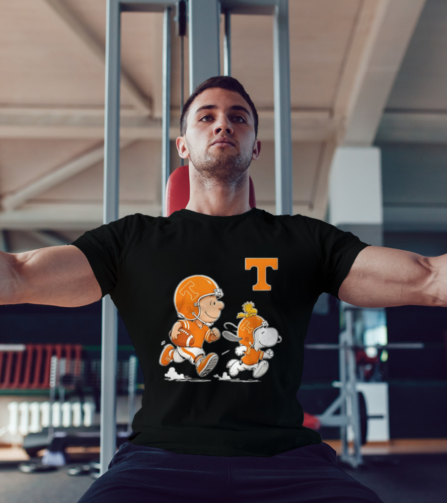 Charlie Brown Snoopy Woodstock Tennessee Volunteers Football 2026 T-Shirt