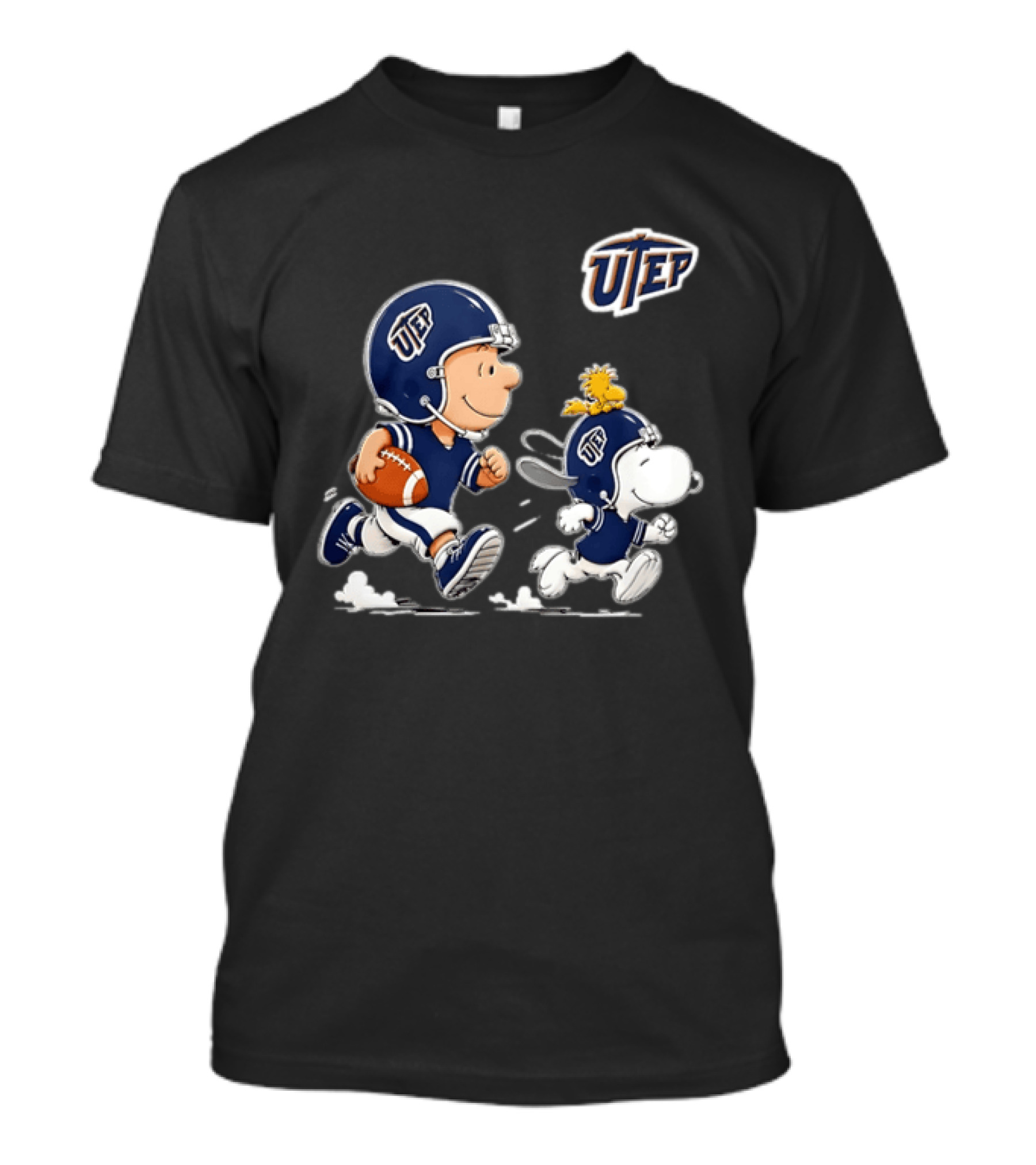Charlie Brown Woodstock Snoopy UTEP Miners Football 2026 T-Shirt