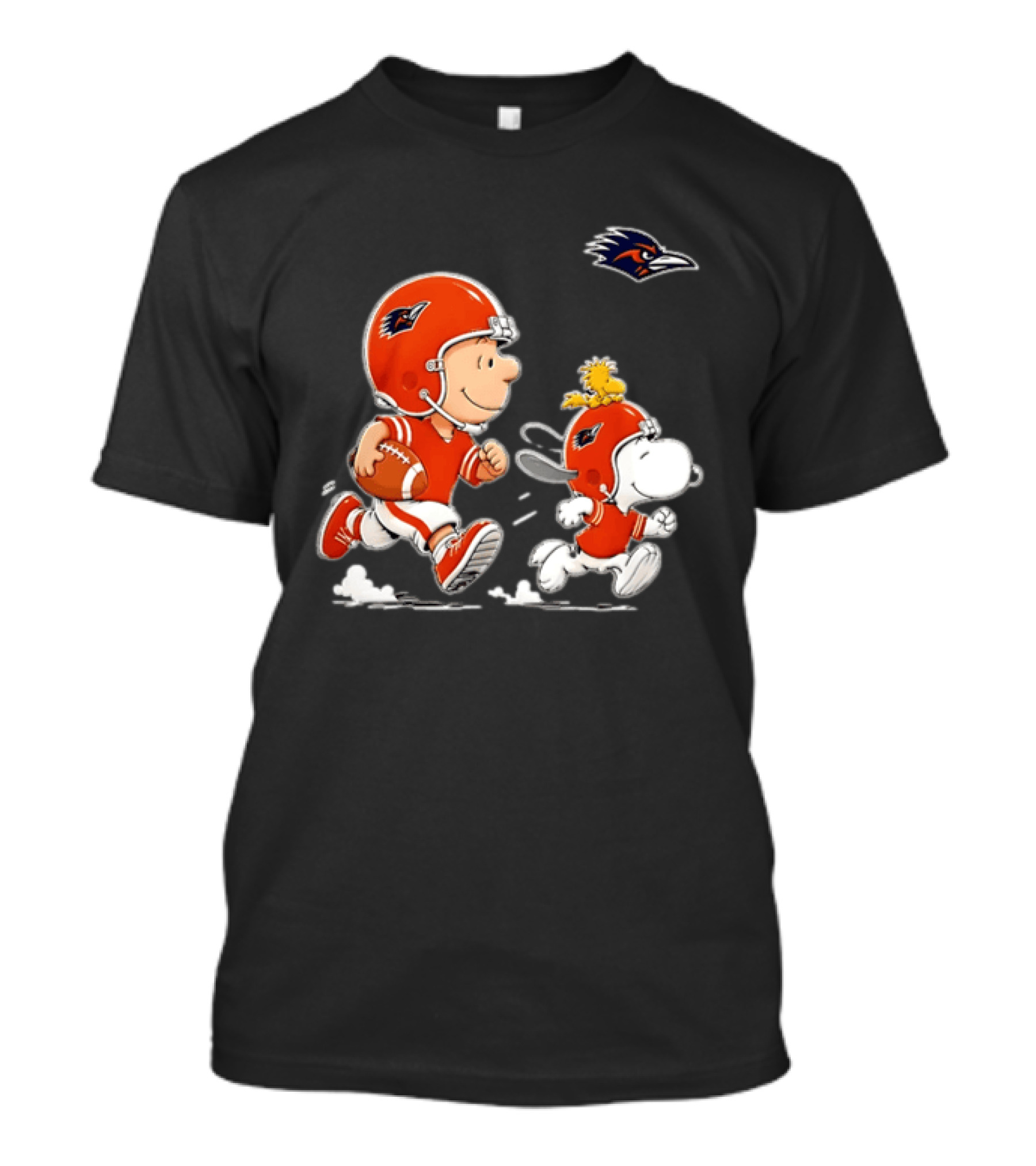 Charlie Brown Woodstock Snoopy UTSA Roadrunners Football 2026 T-Shirt