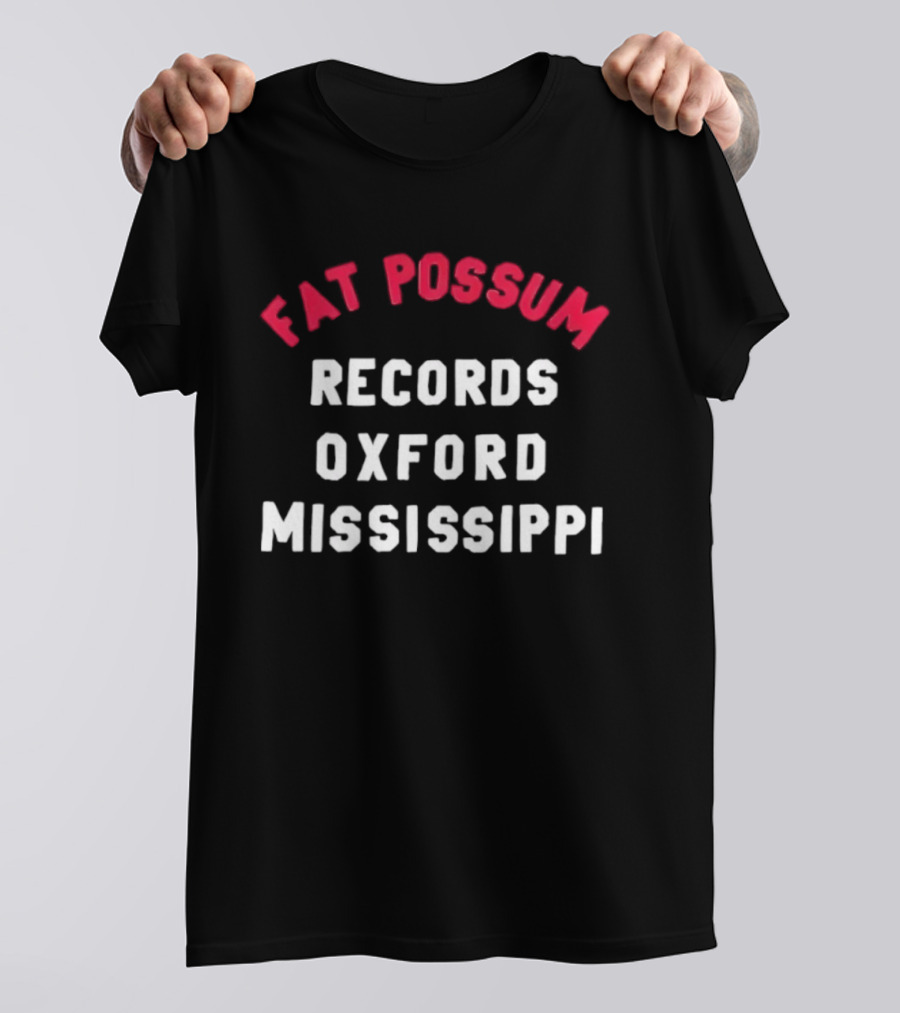 Fat Possum Records Oxford Mississippi Music Label T-Shirt