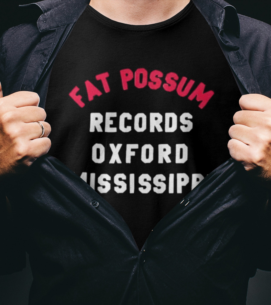 Fat Possum Records Oxford Mississippi Music Label T-Shirt