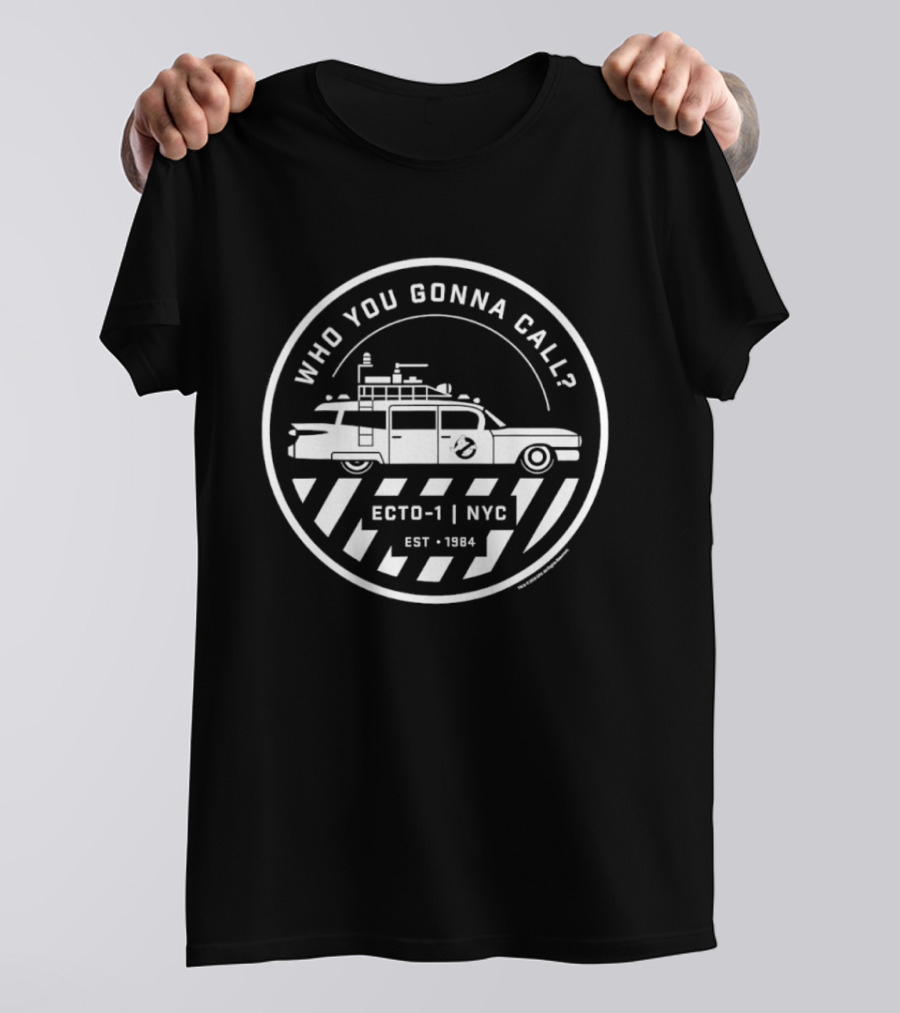 Ghostbusters Ecto 1 NYC Who You Gonna Call Est 1984 T-Shirt