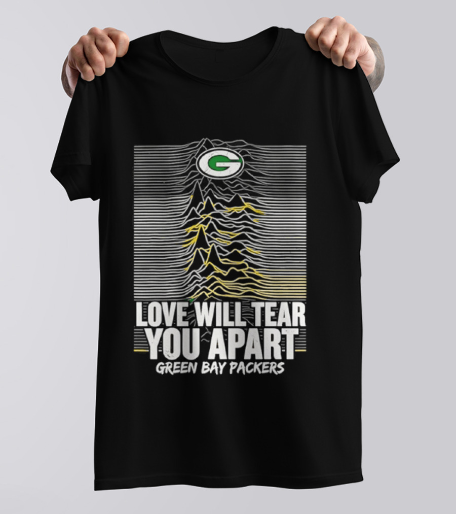 Green Bay Packers Love Will Tear You Apart T-Shirt