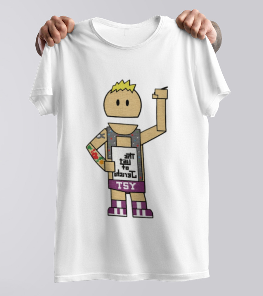 Ant Tail To Odarac Cartoon Tattooed Arm Fist TSY T-Shirt