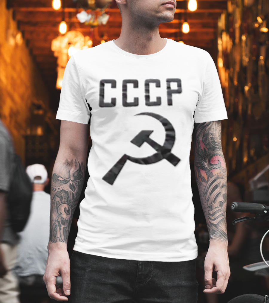 CCCP Black Hammer And Sickle T-Shirt